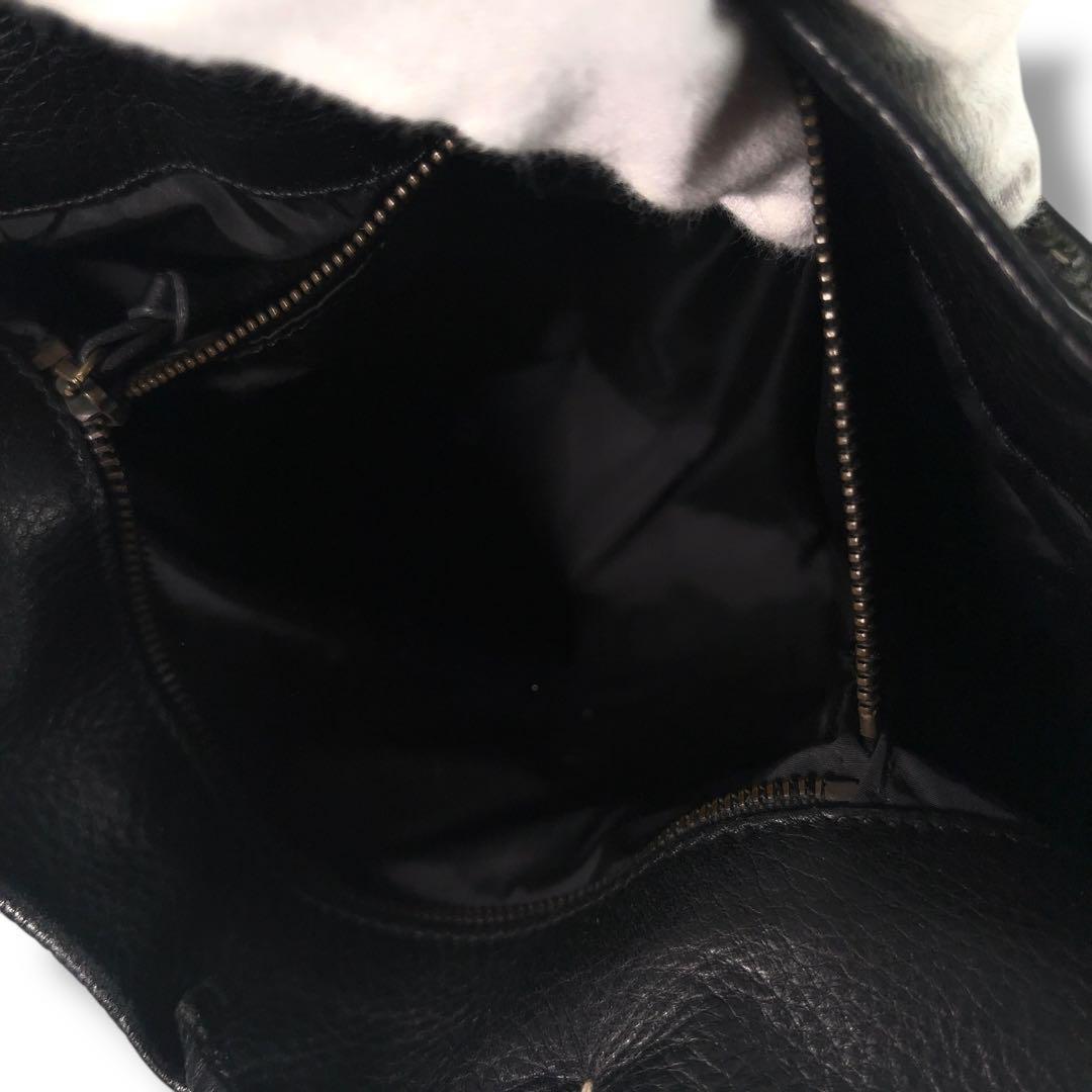 MIU MIU Hand Bag Tote Purse Leather Black Authentic