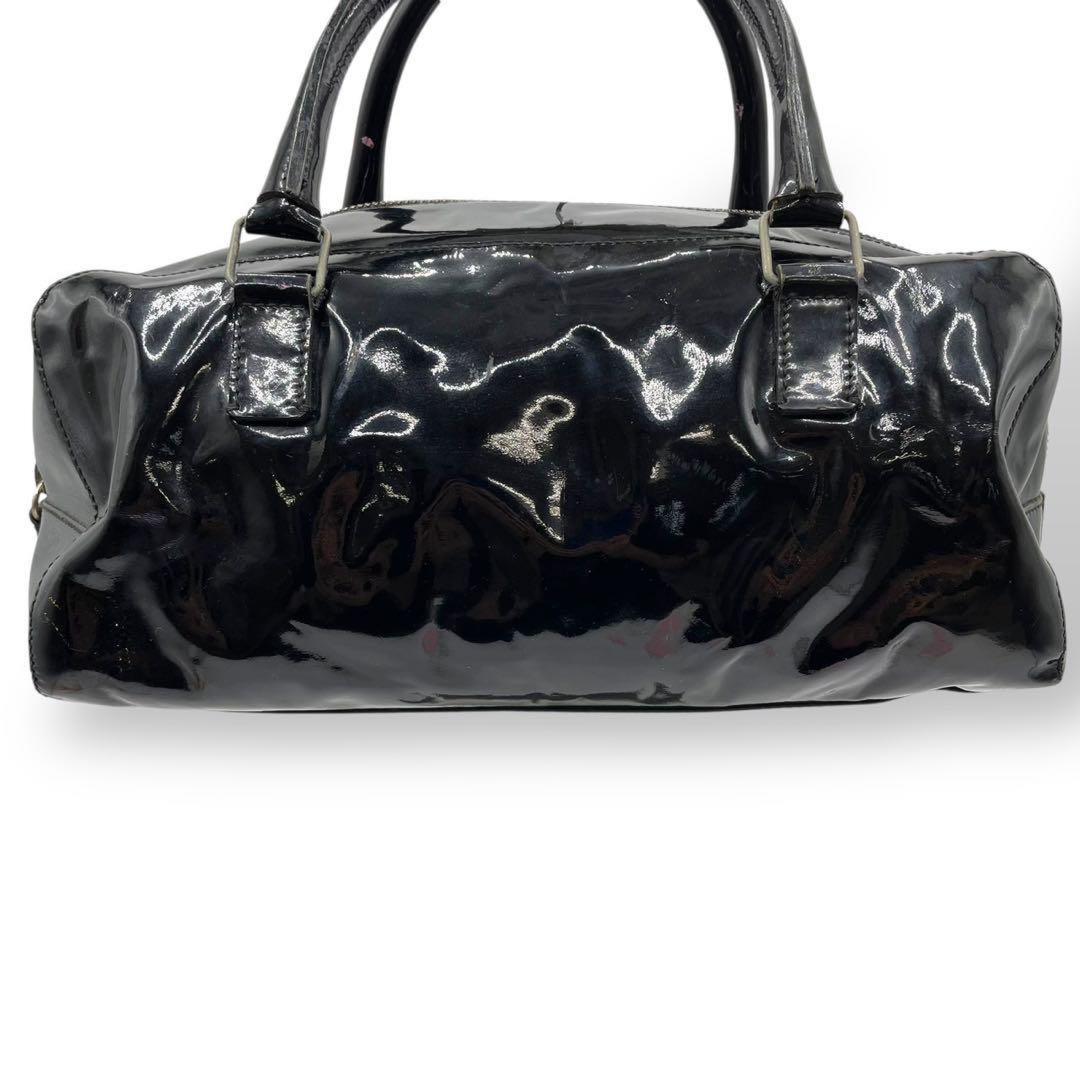 MIU MIU Mini Boston Bag Hand Tote Purse patent Authentic