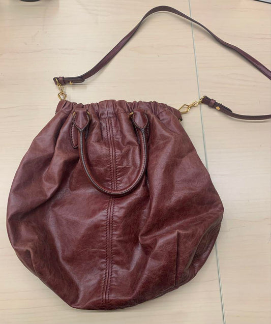 MIU MIU Shoulder Bag Purse 2way Red Purple Authentic