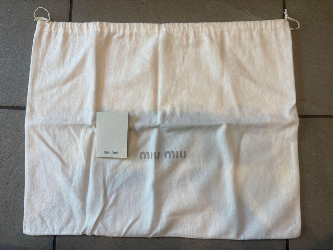 MIU MIU Hand Shoulder Bag Tote Purse Suede Authentic