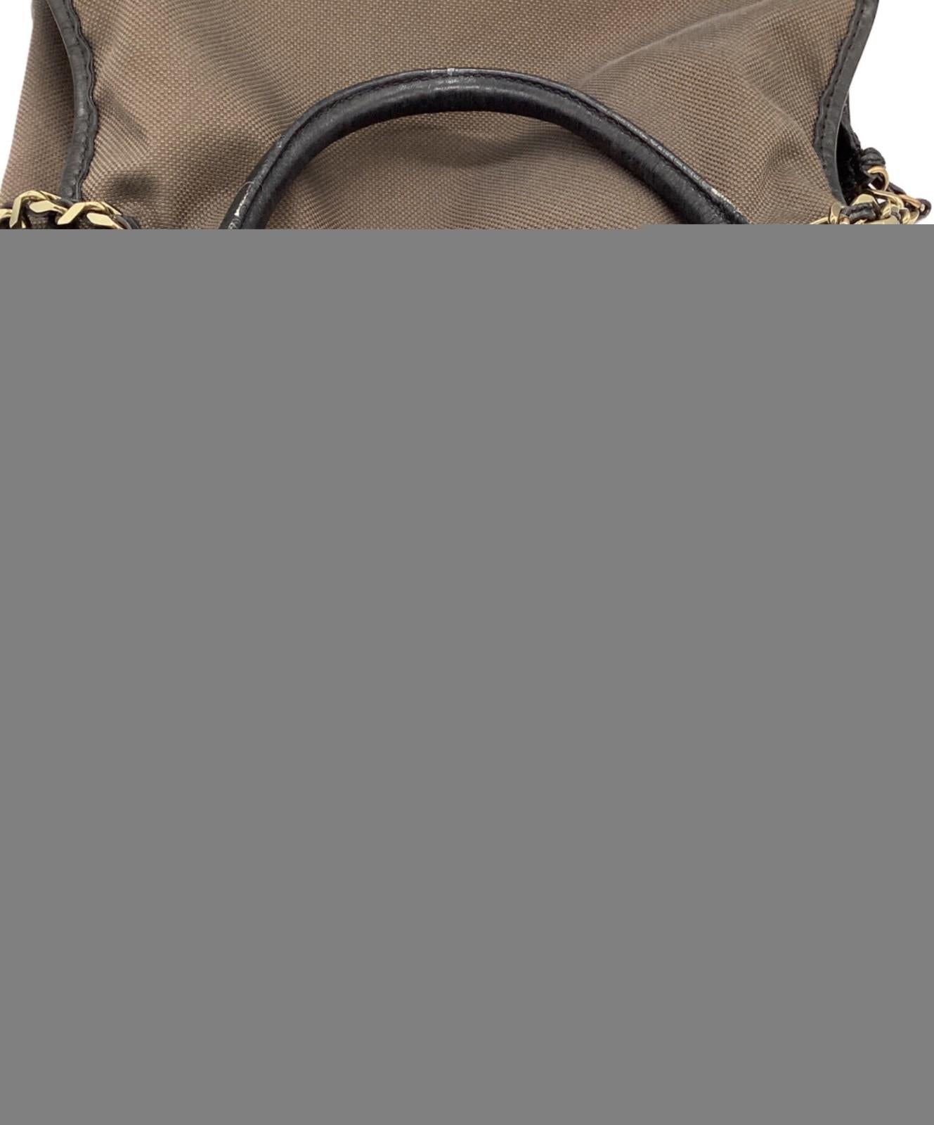Chloe Hand Bag Tote Purse Logo Brown Authentic