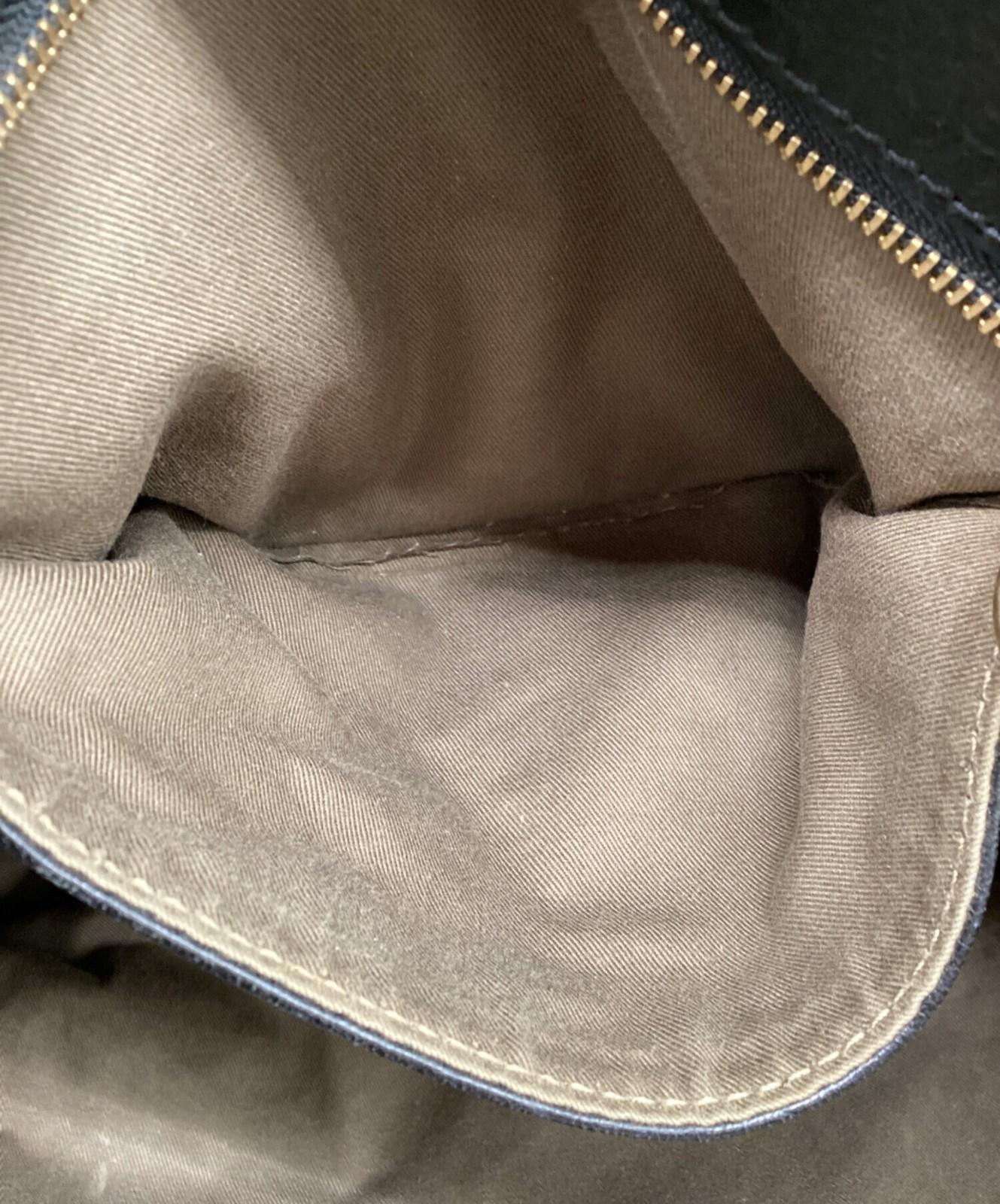 Chloe Hand Bag Tote Purse Logo Brown Authentic