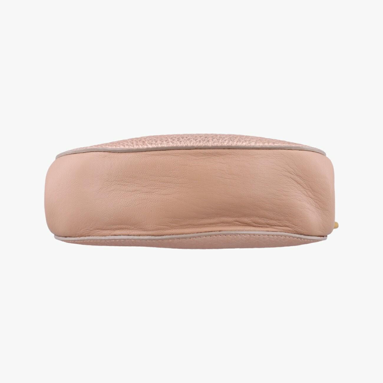 Chloe Shoulder Bag Purse Drew Leather Pink Authentic