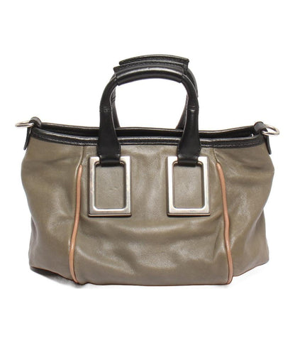 Chloe Hand Shoulder Bag Tote Purse 2way Ethel Gray Authentic