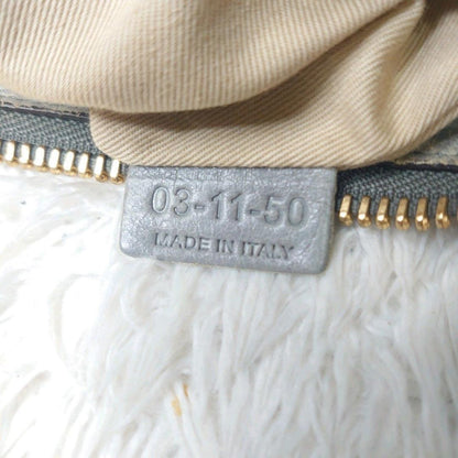 Chloe Shoulder Bag Purse Eloise Leather Gray Authentic