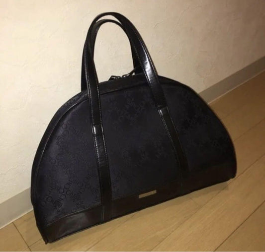 Chloe Hand Bag Tote Purse Logo Jacquard Authentic