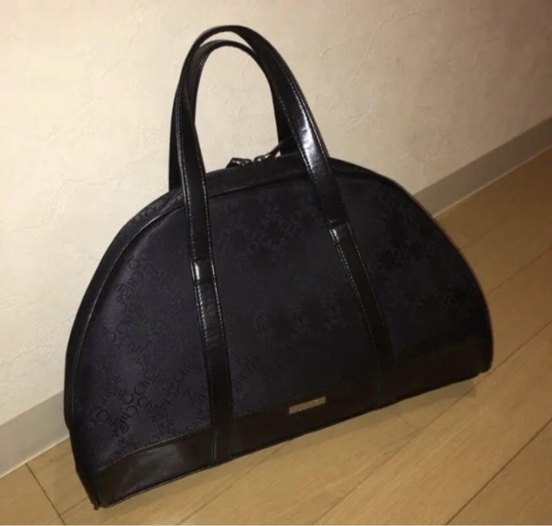 Chloe Hand Bag Tote Purse Logo Jacquard Authentic