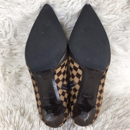 Louis Vuitton Short Boots Shoes EU 36 US 6 Brown Authentic