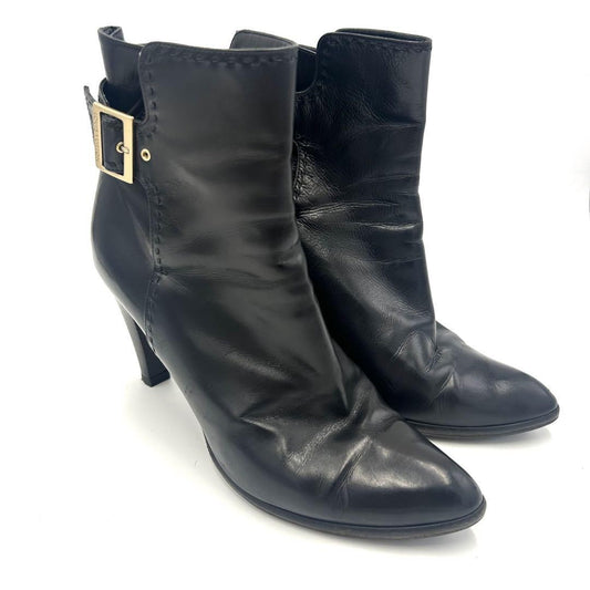 Louis Vuitton Short Boots Shoes EU 38 US 8 Black Authentic