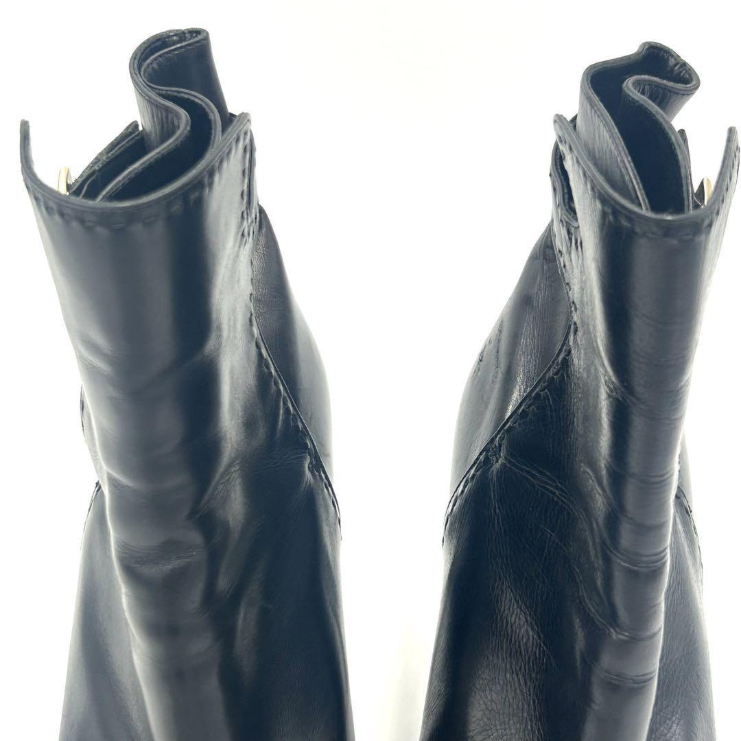 Louis Vuitton Short Boots Shoes EU 38 US 8 Black Authentic