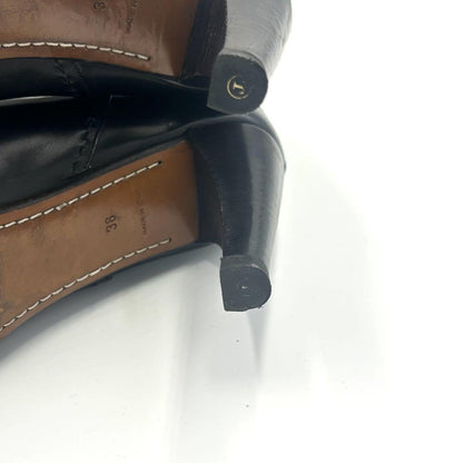 Louis Vuitton Short Boots Shoes EU 38 US 8 Black Authentic