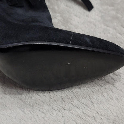Louis Vuitton Boots Shoes EU 36.5 US 6.5 Suede Black Authentic
