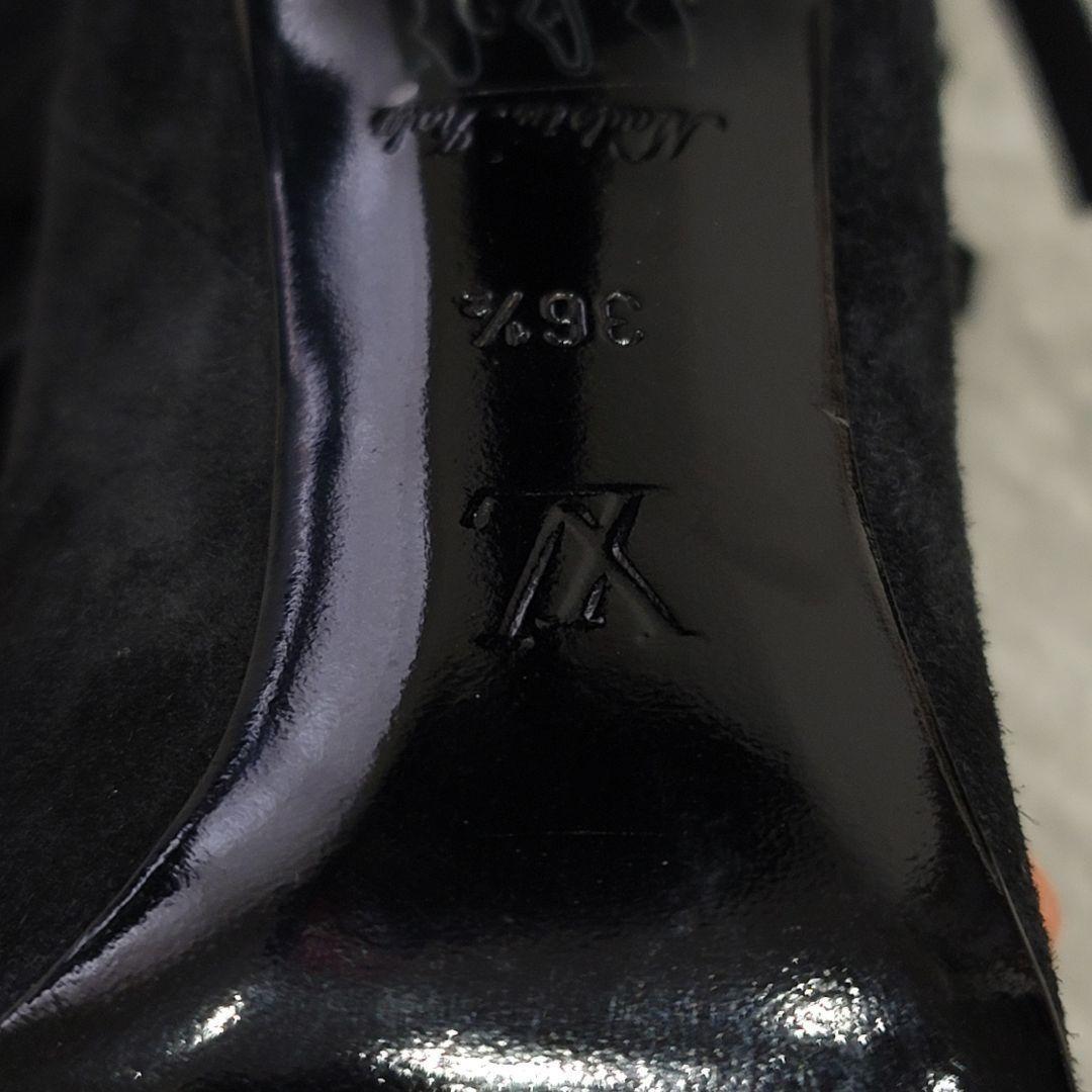 Louis Vuitton Boots Shoes EU 36.5 US 6.5 Suede Black Authentic