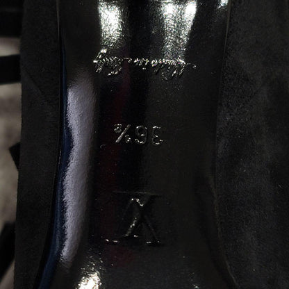 Louis Vuitton Boots Shoes EU 36.5 US 6.5 Suede Black Authentic
