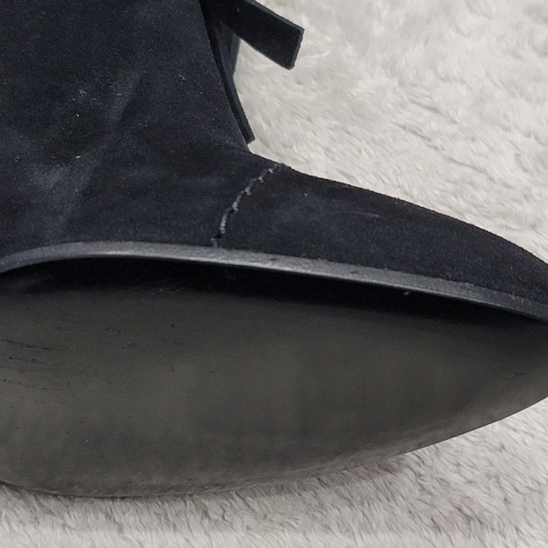 Louis Vuitton Boots Shoes EU 36.5 US 6.5 Suede Black Authentic
