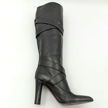 Louis Vuitton Long Boots Shoes EU 35.5 US 5.5 Black Authentic