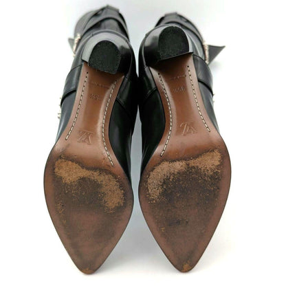 Louis Vuitton Long Boots Shoes EU 35.5 US 5.5 Black Authentic