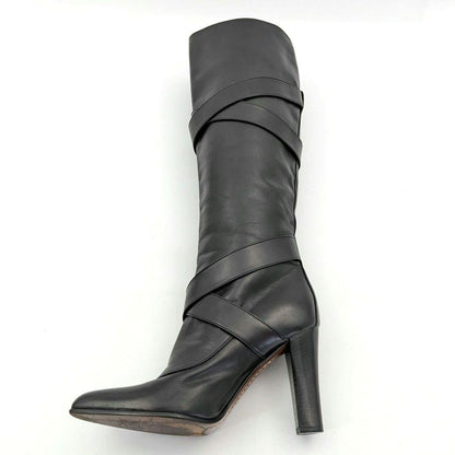 Louis Vuitton Long Boots Shoes EU 35.5 US 5.5 Black Authentic