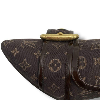 Louis Vuitton Boots Shoes Monogram EU 36.5 US 6.5 Canvas Authentic