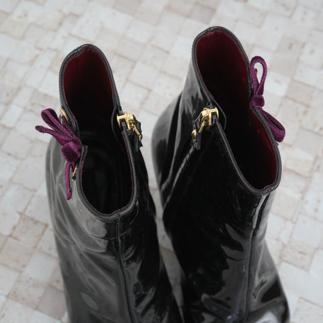 Louis Vuitton Short Boots Shoes EU 35.5 US 5.5 Black Authentic