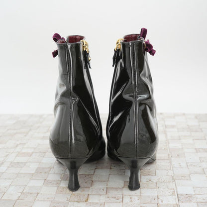 Louis Vuitton Short Boots Shoes EU 35.5 US 5.5 Black Authentic
