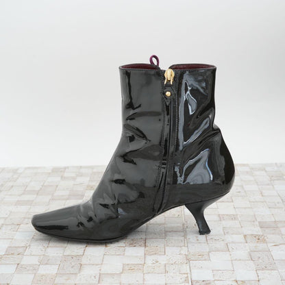 Louis Vuitton Short Boots Shoes EU 35.5 US 5.5 Black Authentic