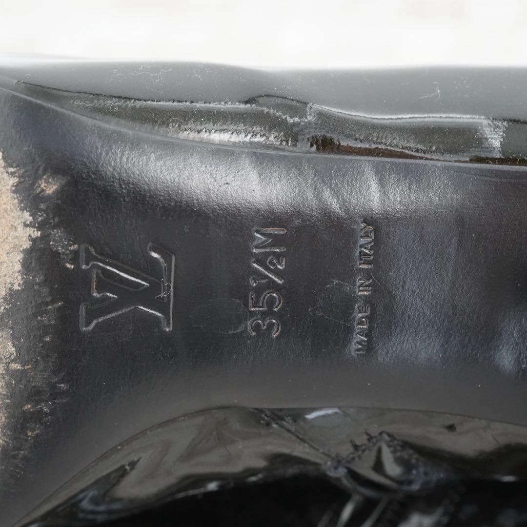 Louis Vuitton Short Boots Shoes EU 35.5 US 5.5 Black Authentic