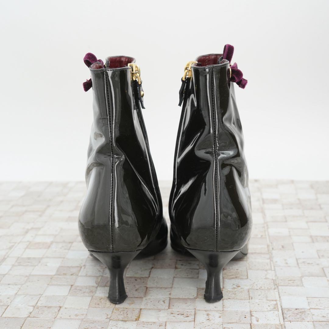 Louis Vuitton Short Boots Shoes EU 35.5 US 5.5 Black Authentic