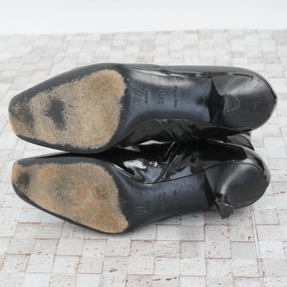 Louis Vuitton Short Boots Shoes EU 35.5 US 5.5 Black Authentic