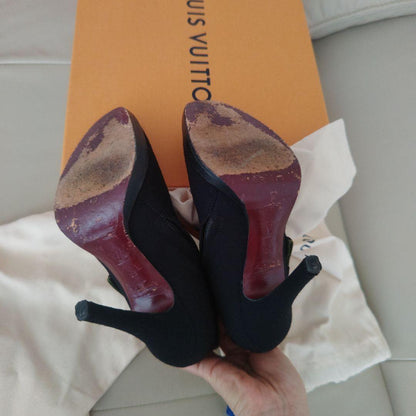 Louis Vuitton Short Boots Shoes EU 36 US 6 Suede Authentic