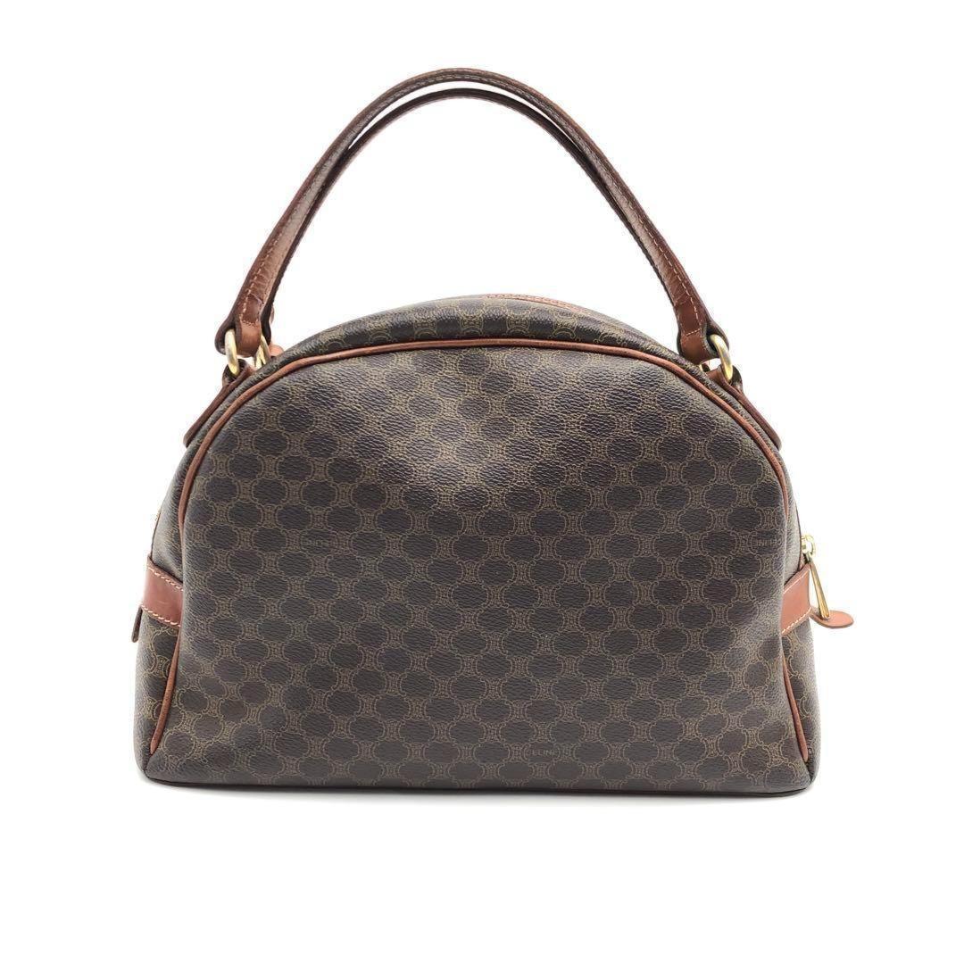 CELINE Hand Bag Tote Purse Macadam PVC Leather Authentic