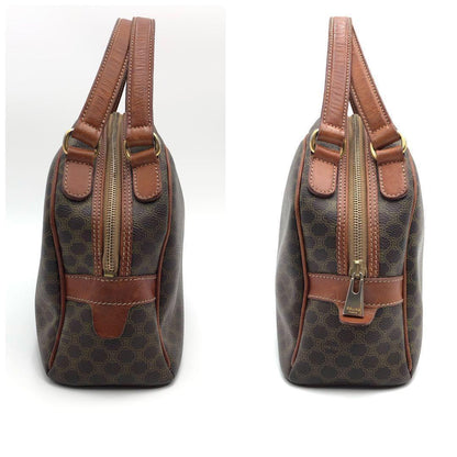 CELINE Hand Bag Tote Purse Macadam PVC Leather Authentic