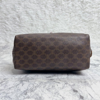 CELINE Accessory Pouch Hand Pouch Macadam PVC Leather Authentic
