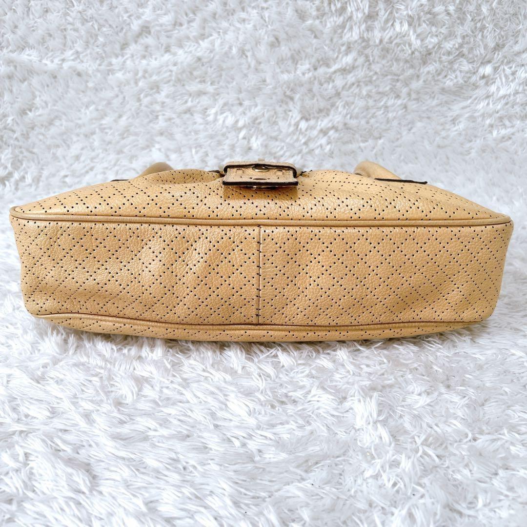 CELINE Hand Bag Tote Purse Yellow Authentic