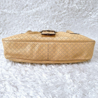 CELINE Hand Bag Tote Purse Yellow Authentic