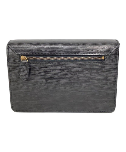 VERSACE Clutch Bag Second Bag Black Authentic