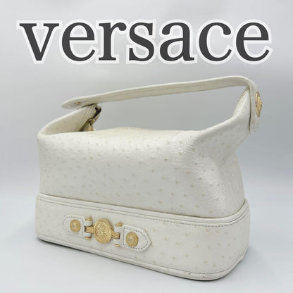 VERSACE Vanity Hand Bag Tote Purse Sunburst Authentic