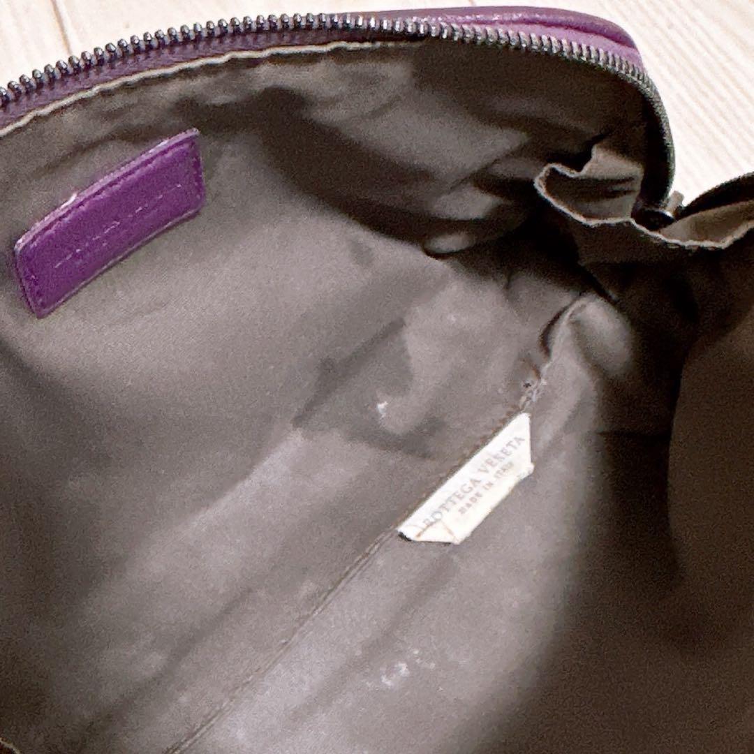 BOTTEGA VENETA Accessory Pouch Hand Pouch Intrecciato Leather Authentic