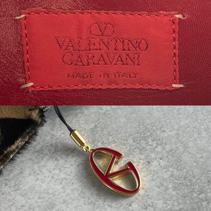 Valentino Garavani Hand Shoulder Bag Tote Purse Black Authentic