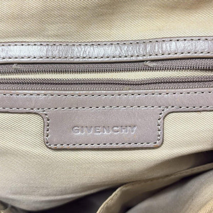 GIVENCHY Hand Bag Tote Purse 4G Leather Pink Beige Authentic
