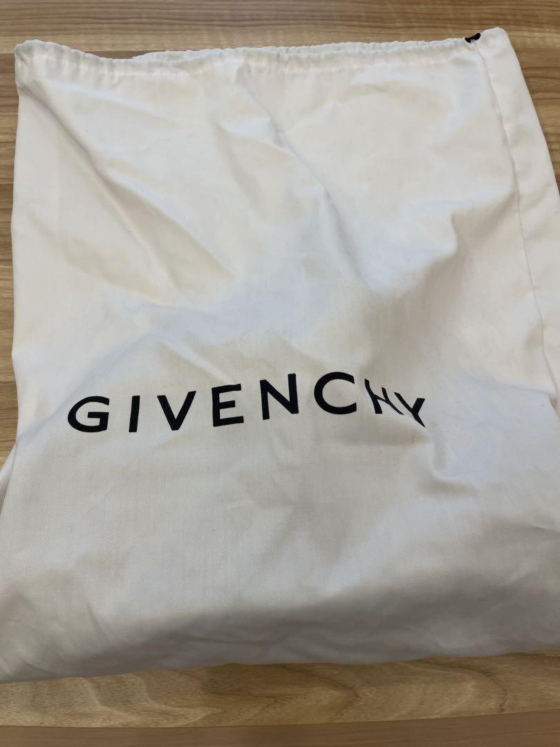 GIVENCHY Hand Bag Tote Purse Nightingale Leather Blue Authentic