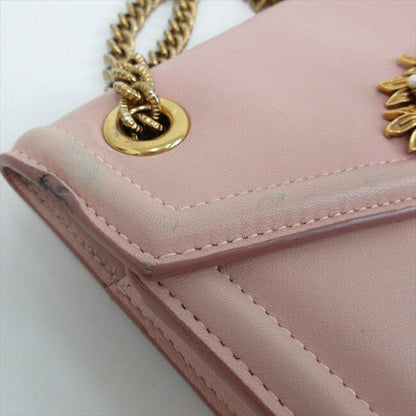 Dolce & Gabbana Shoulder Bag Purse Chain Pink Authentic