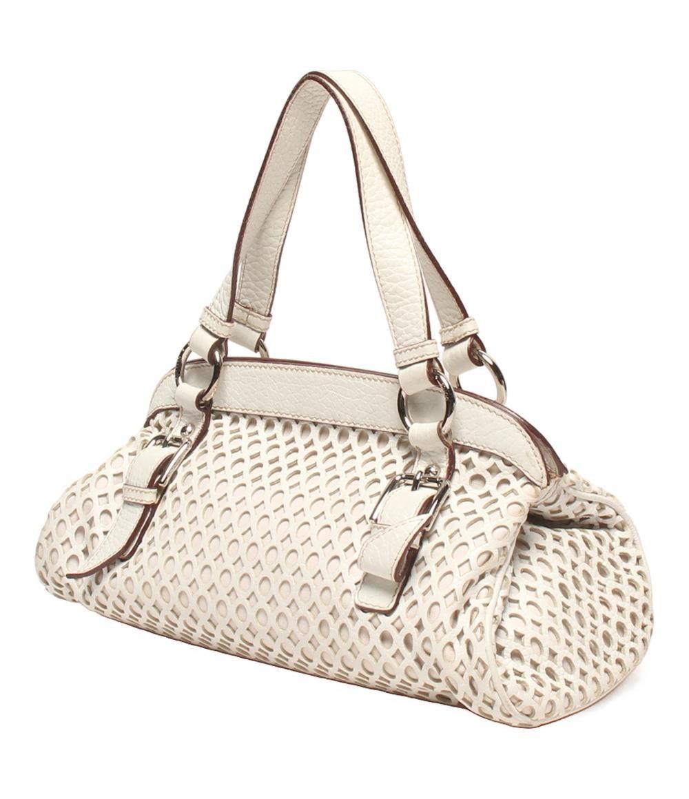 Dolce & Gabbana Hand Shoulder Bag Tote Purse White Authentic