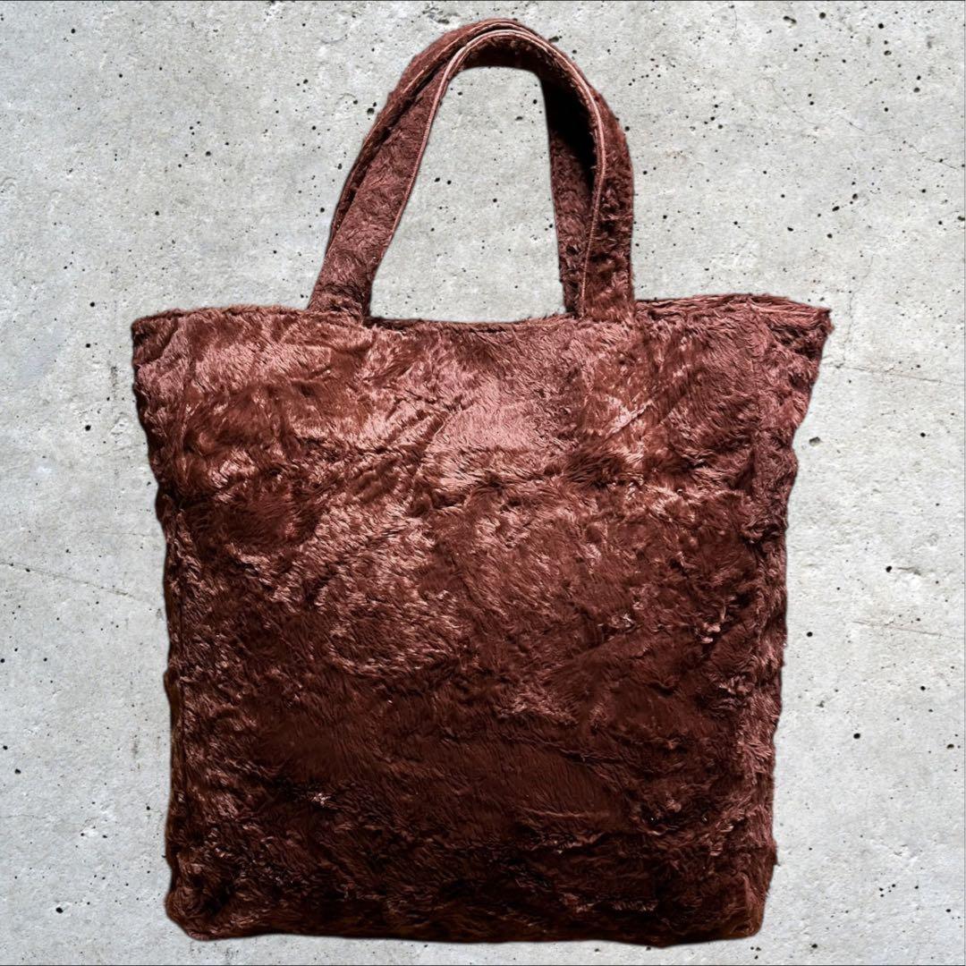 Dolce & Gabbana Hand Bag Tote Purse Brown Authentic