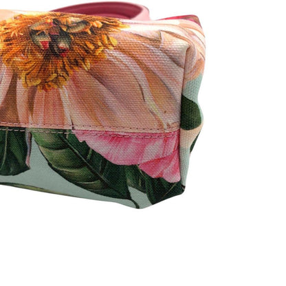 Dolce & Gabbana Hand Bag Tote Purse Canvas Multicolor Authentic