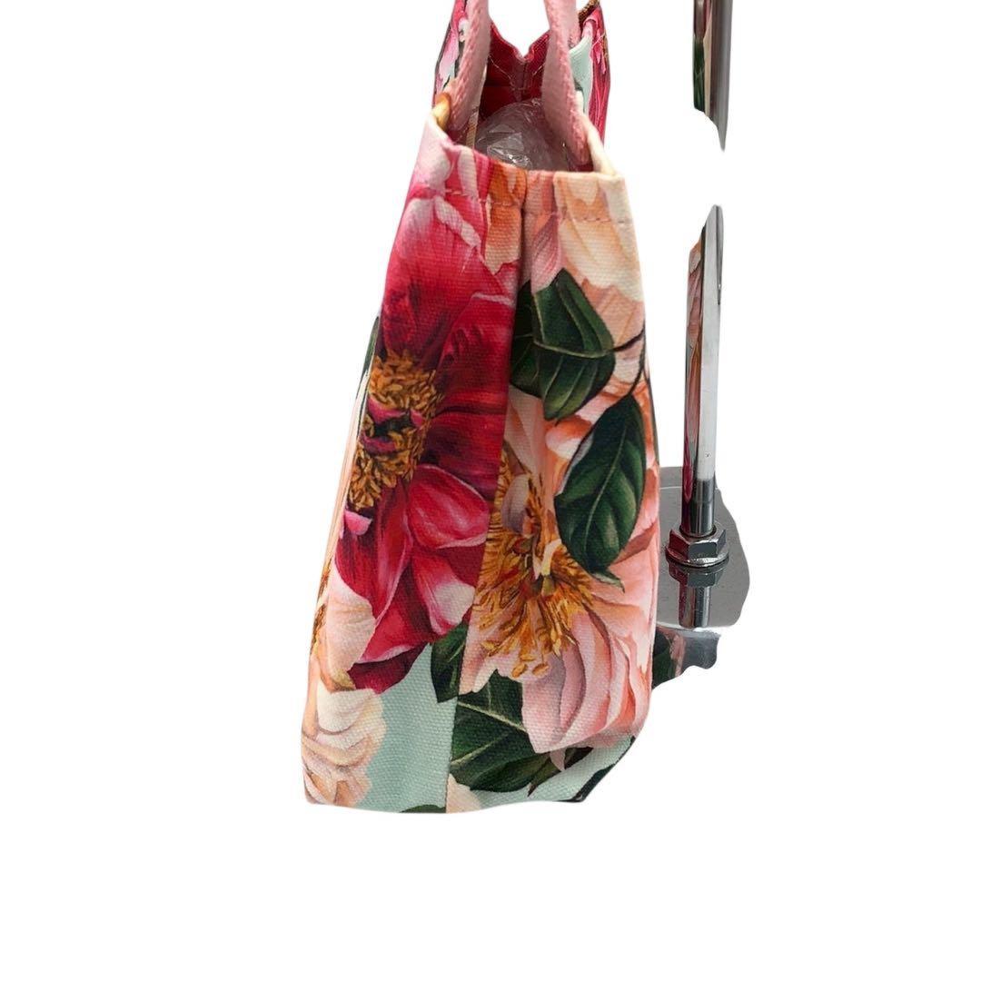 Dolce & Gabbana Hand Bag Tote Purse Canvas Multicolor Authentic