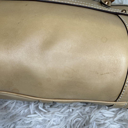 GUCCI Hand Bag Tote Purse Boston Bag Interlocking Leather Brown Authentic