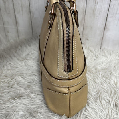 GUCCI Hand Bag Tote Purse Boston Bag Interlocking Leather Brown Authentic