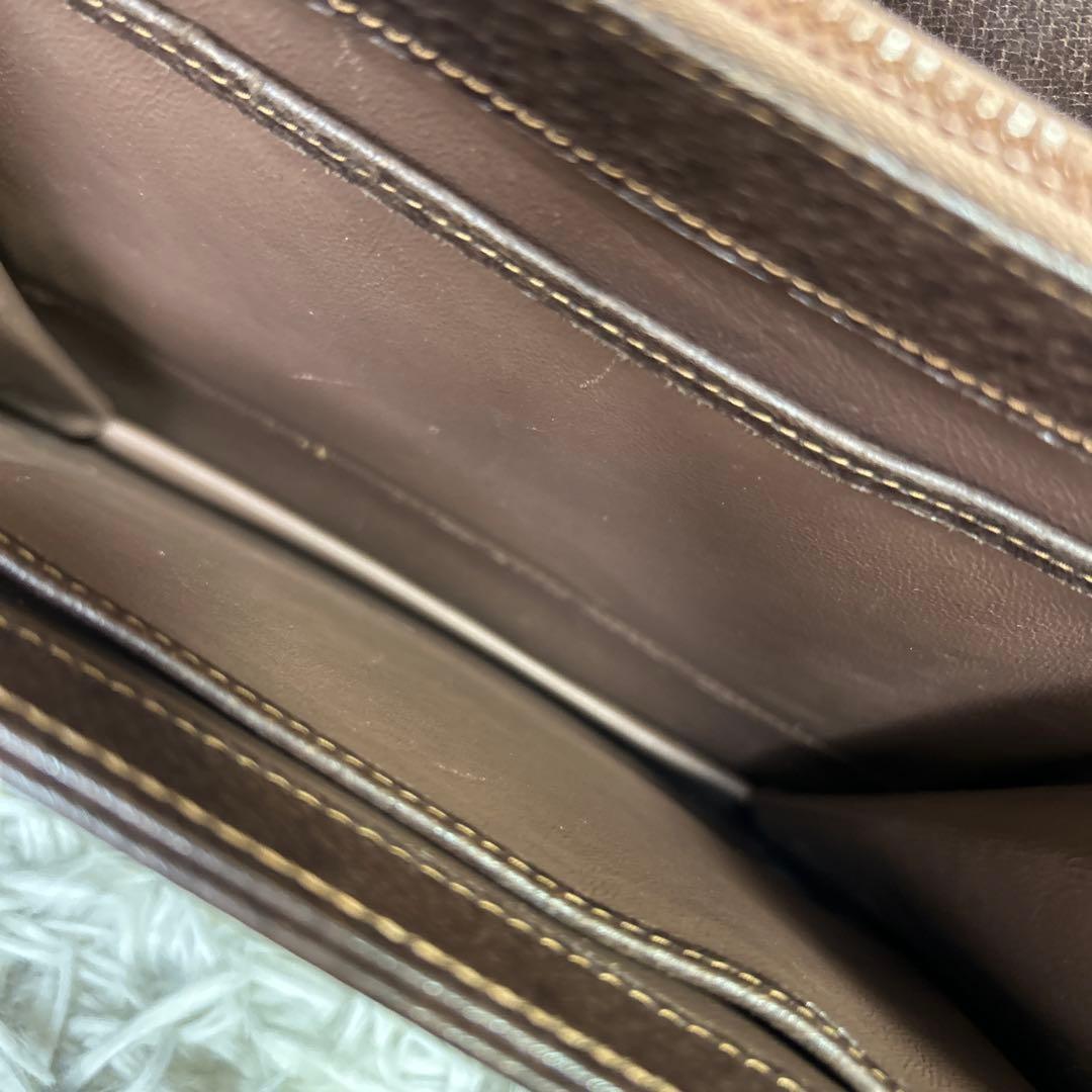 GUCCI Hand Bag Tote Purse OLD Leather Brown Authentic