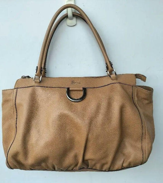 GUCCI Hand Shoulder Bag Tote Purse Leather Authentic